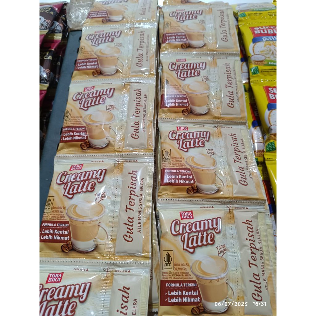 

Kopi ToraBika Creamy Latte (22 gr x 10 sct)