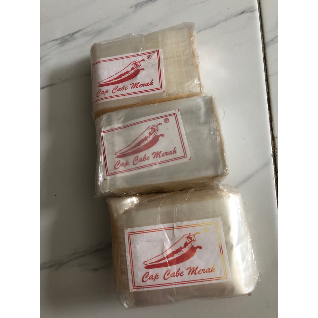 Plastik Polybag Semai tebal Ukuran 6x8 Bening tebal Untuk Benih Cabe Isi 1000an Lembar Murah