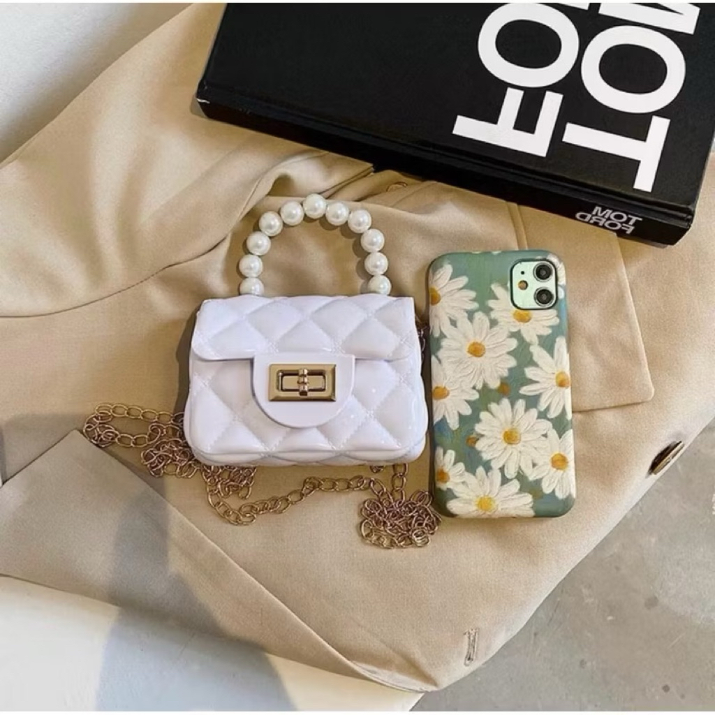 TAS KEKINIAN Anak Perempuan / TAS korea Selempang Jelly Mini / TAS Jelly Mini Anak