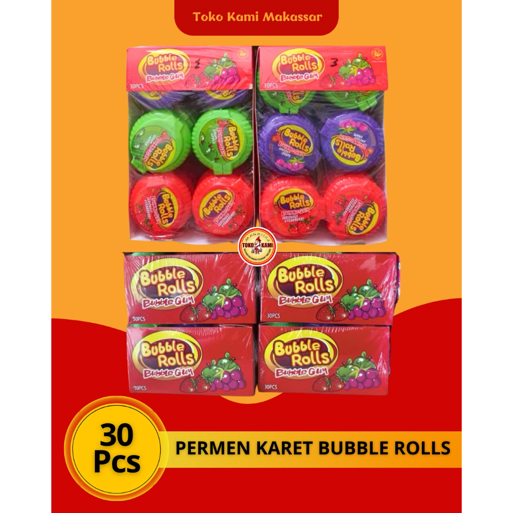 

Permen Karet Bubble Rolls isi 30pcs Chen Liang Ji