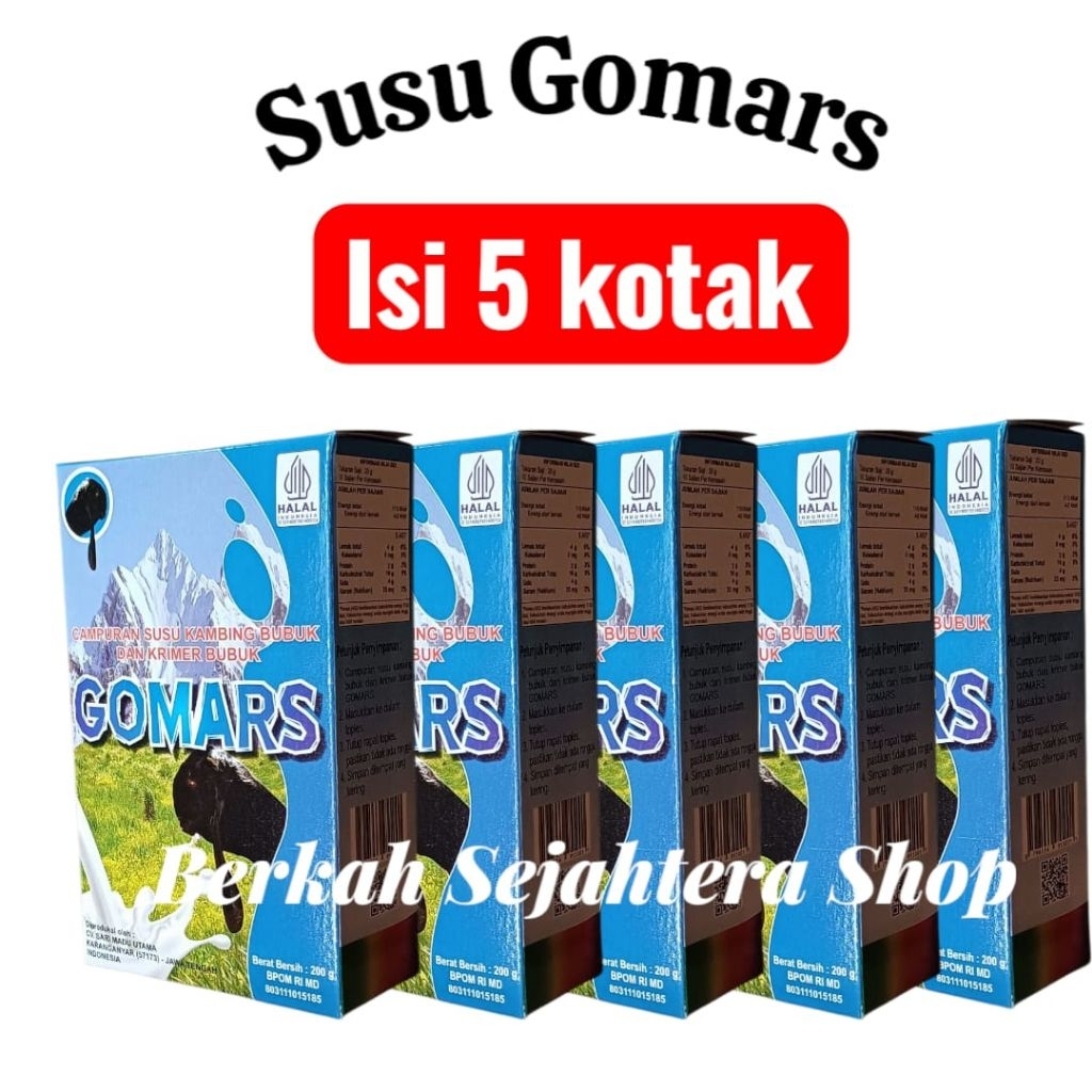 

Susu Kambing Etawa Gomars Isi 5 Box