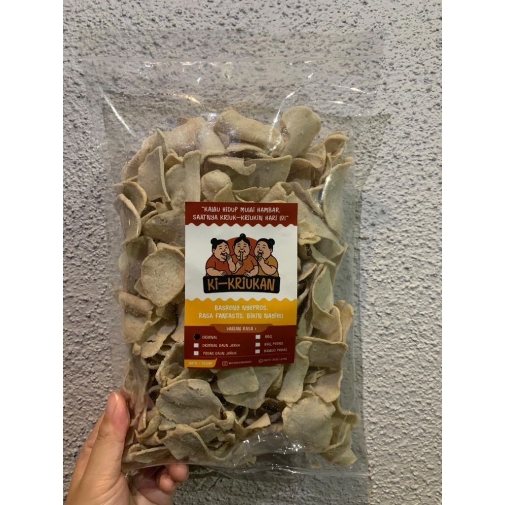 

Basreng Original Asin Daun Jeruk