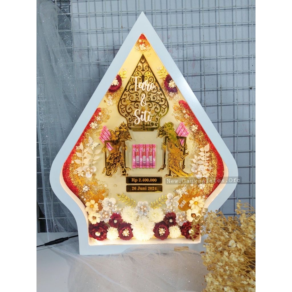 Mahar Gunungan resin | mahar gunungan akrilik | mahar gunungan | mahar wayang