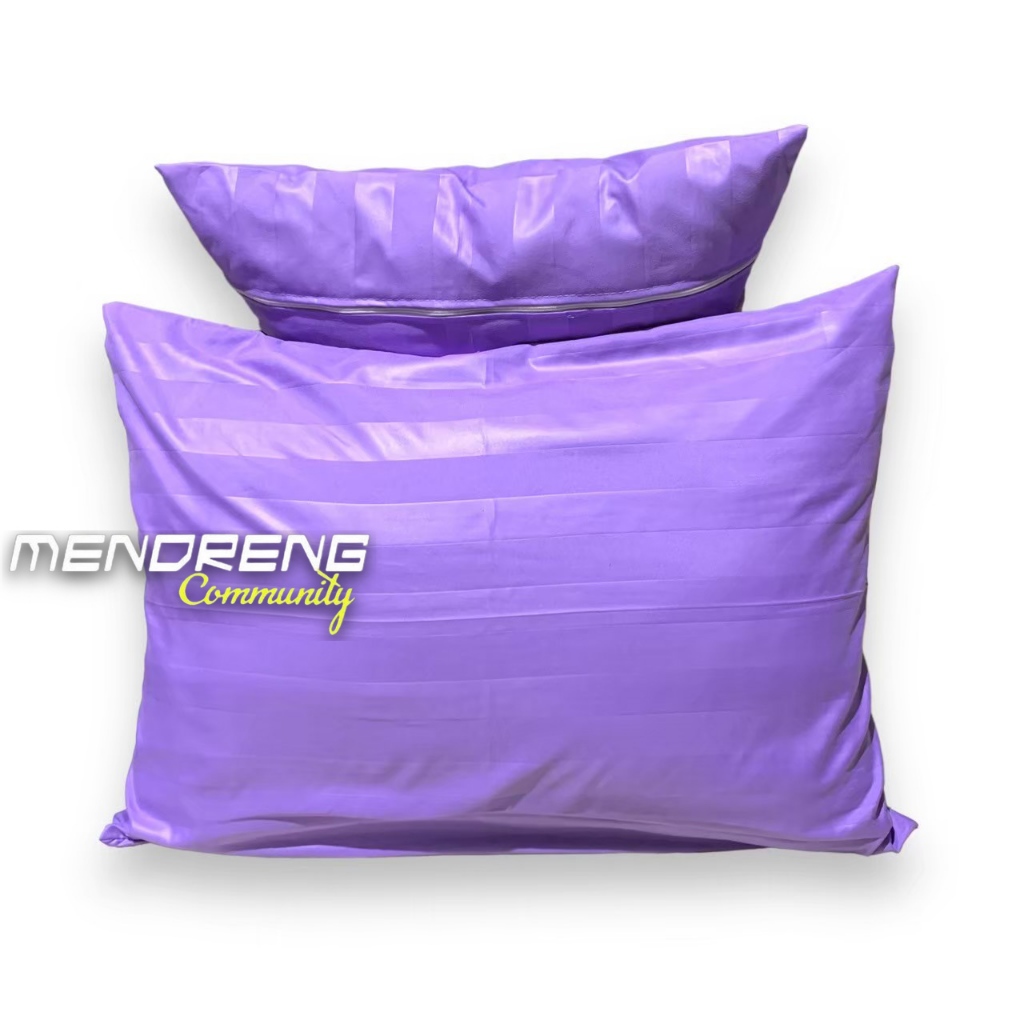 Sarung Bantal Polos Hotel / Sarung Bantal Resleting Ukuran Besar 45 x 60 Cm