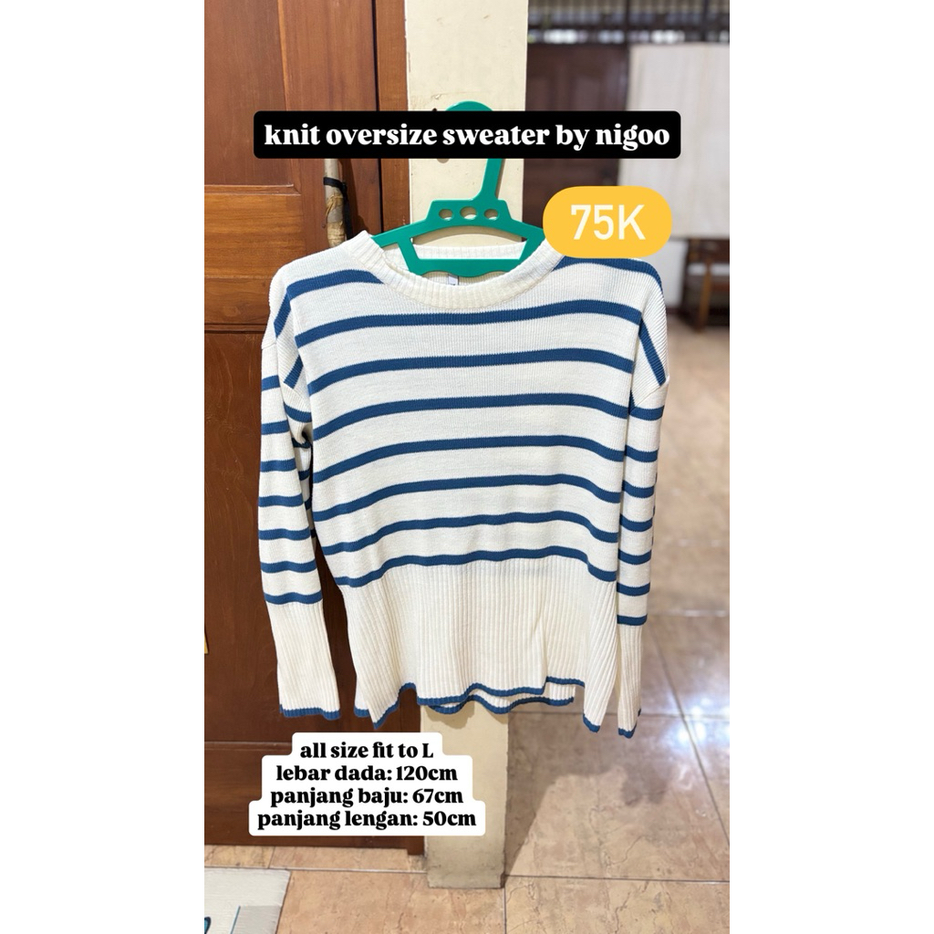 sweater knit oversize by nigoo