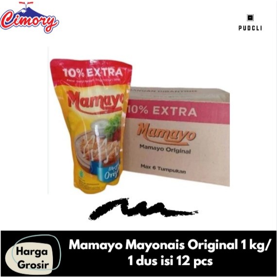 

Mamayo Mayonais Original 1 kg/ 1 dus isi 12 pcs