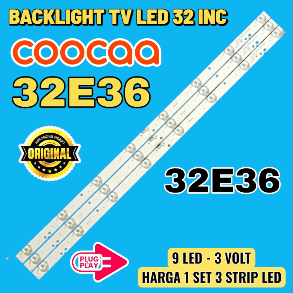 BACKLIGHT TV COOCAA 32E36 LAMPU BACKLIGHT COCA 32E36 32 E36