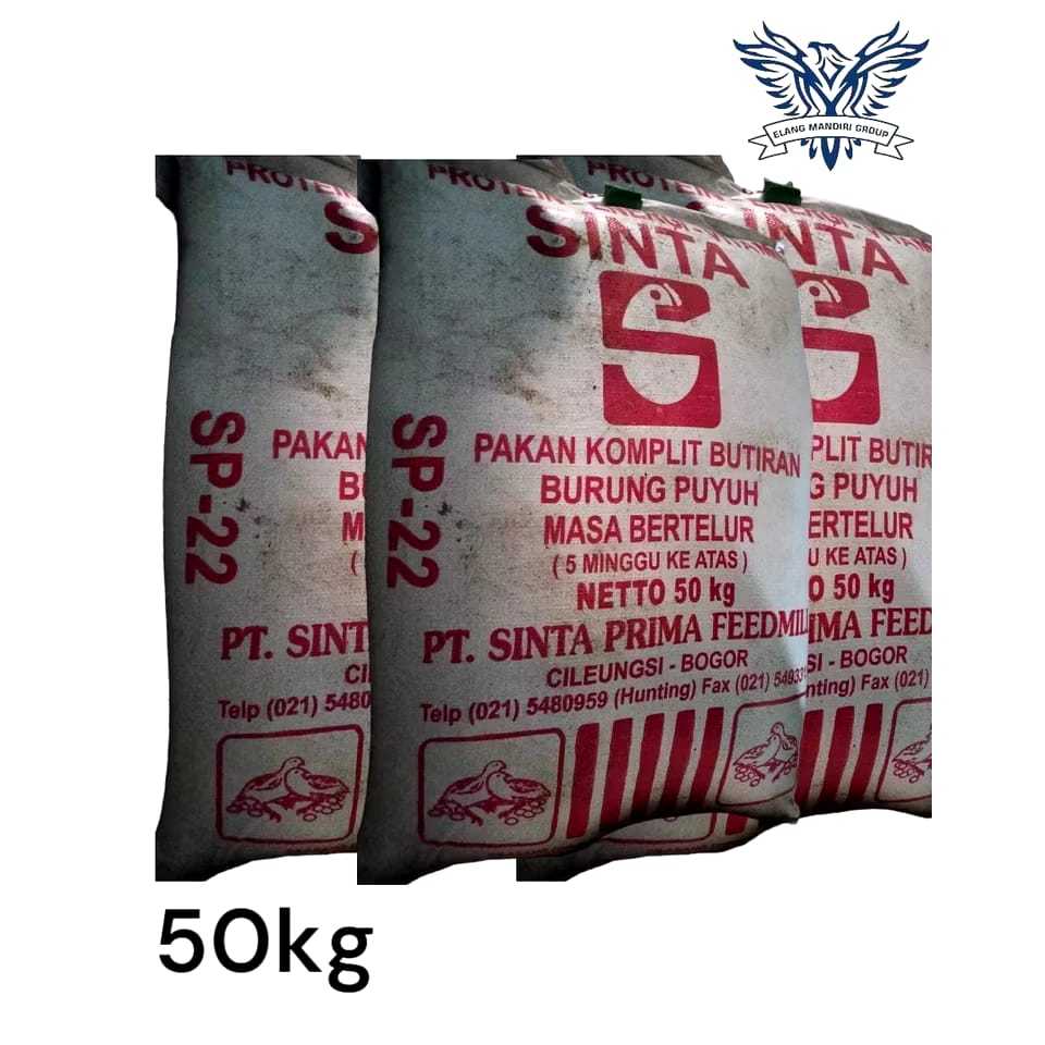 SP 22 50KG Pakan burung puyuh petelur PT.sinta