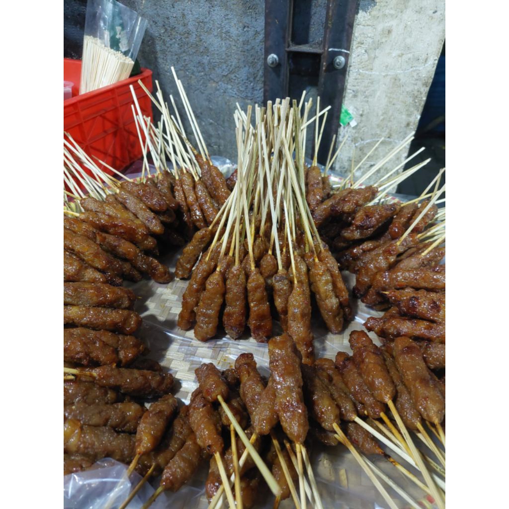 

Sate Daging Babi Slice 10 Tusuk Siap Saji.