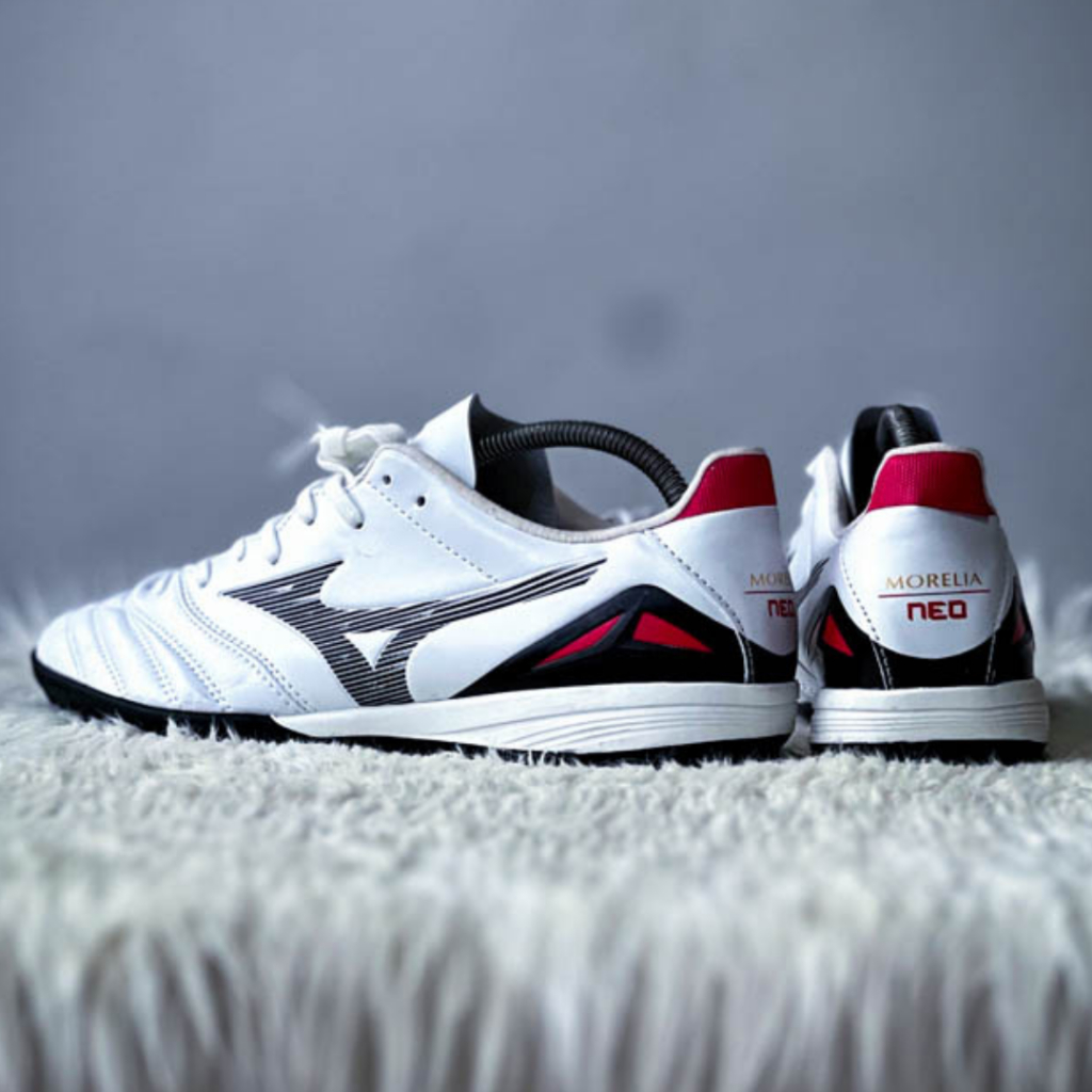 Big Sale Sepatu Futsal Mizuno Morelia Neo 4 Enerzy Pro White Black Chinese Red Turf Tf