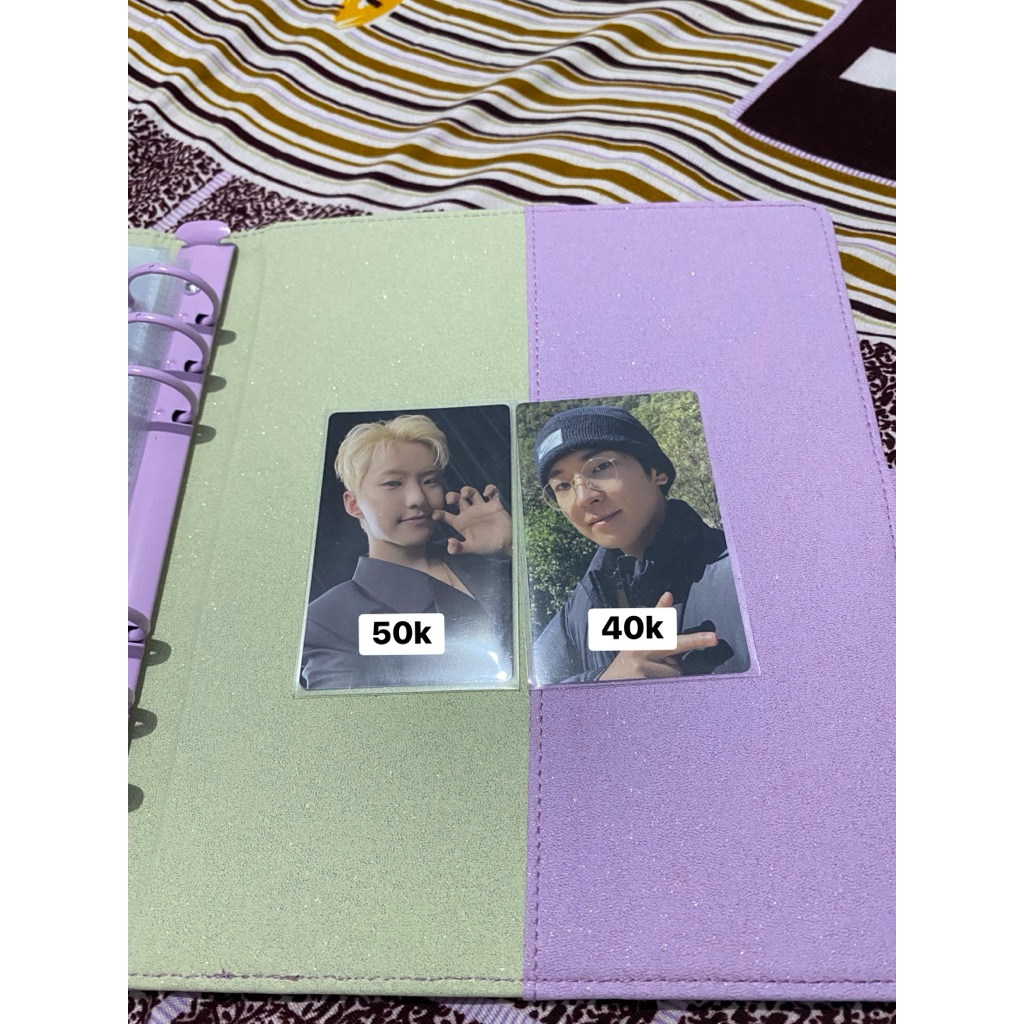 (baca deskripsi) photocard seventeen trading card wonwoo jun hoshi mingyu jeonghan scoups its 2 digi