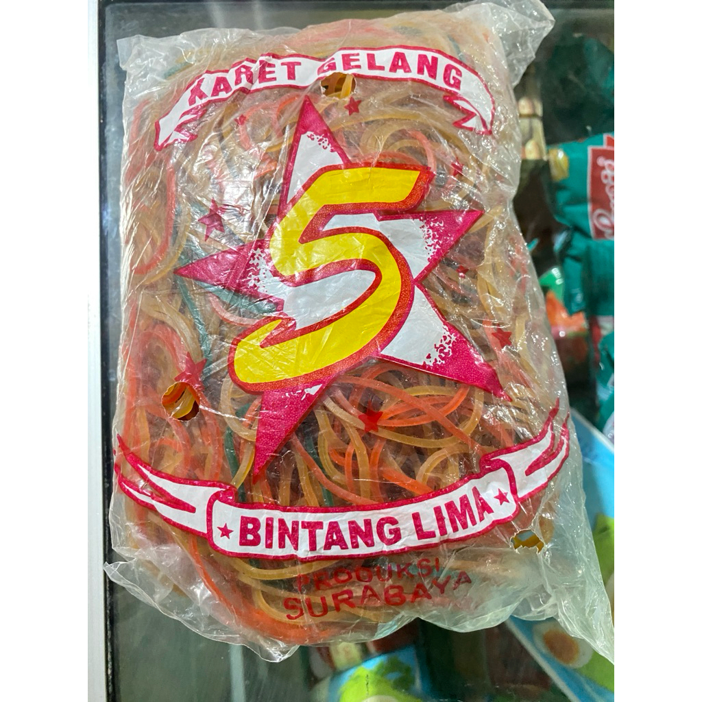 

karet gelang pentil kuat merk bintang 5