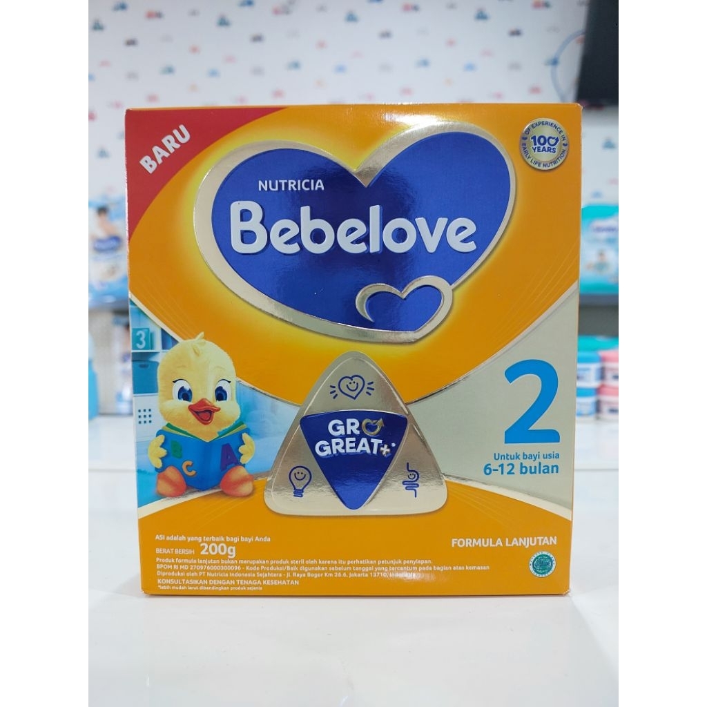 Bebelac 2 – Susu Pertumbuhan 200g (Usia 6–12 Bulan)