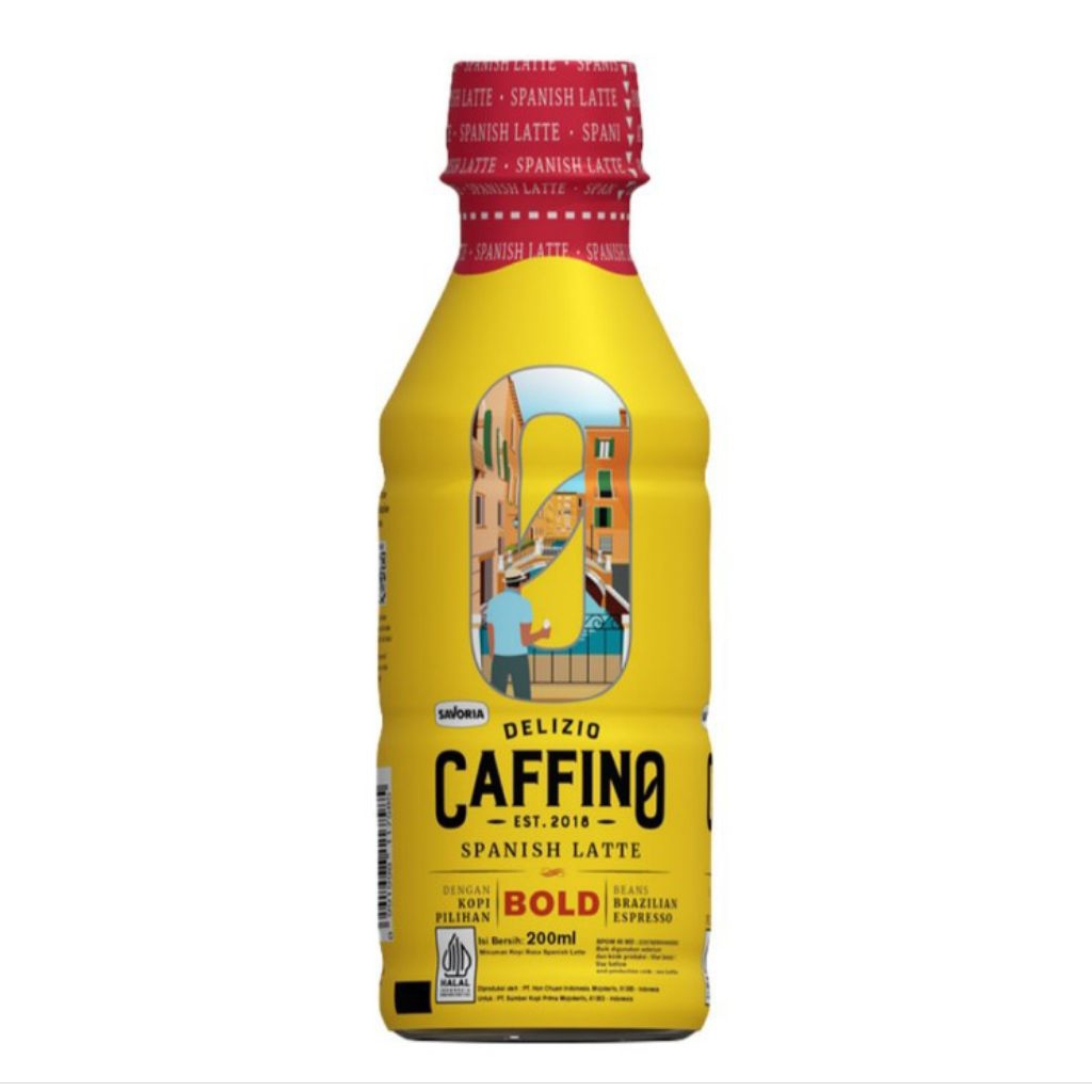 

Caffino Delizio Spanish Latte Minuman Kopi Botol 200 ml