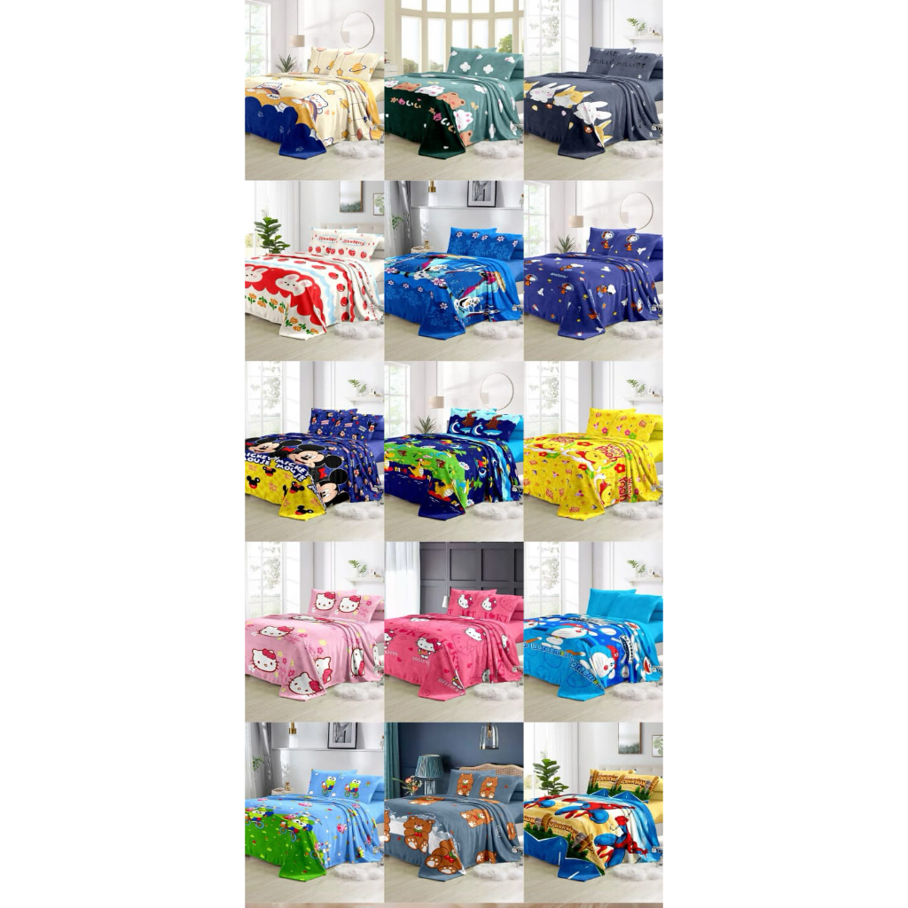 SELIMUT BULU KARAKTER LEMBUT/SELIMUT KARAKTER MURAH/SELIMUT BULU MOTIF ANAK-ANAK