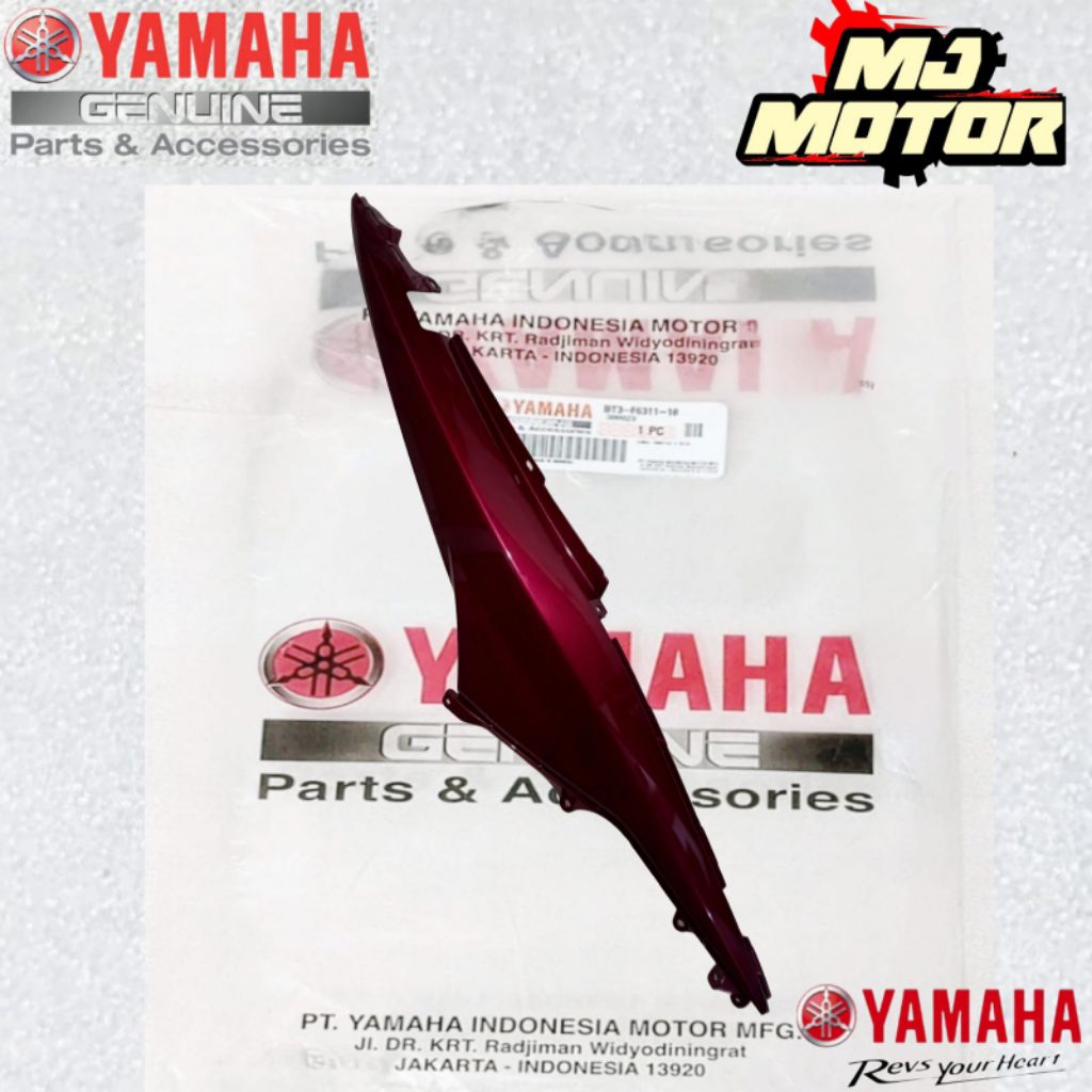 BODY BELAKANG KANAN UNGU XEON KARBU, XEON RC, XEON GT 125 ORIGINAL YAMAHA