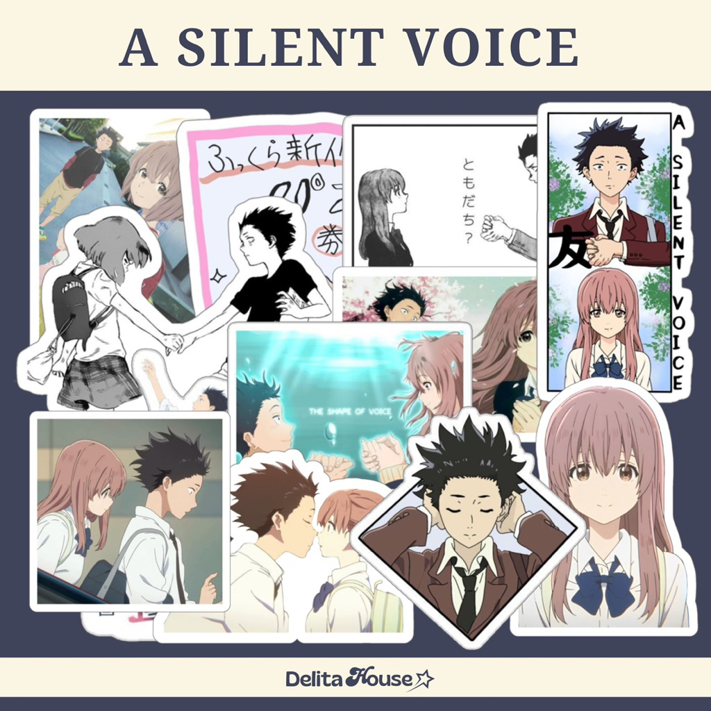 

Sticker Anime A Silent Voice Koe no Katachi nishimiya shoko shouya ishida
