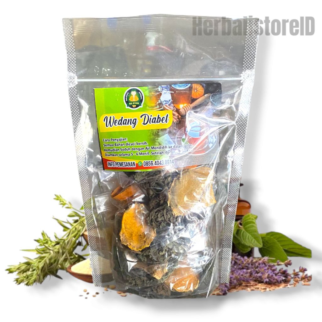

Wedang Herbal Wedang Diabet – Ramuan Alami Pendamping Gula Darah Stabil Isi 5 Sachet