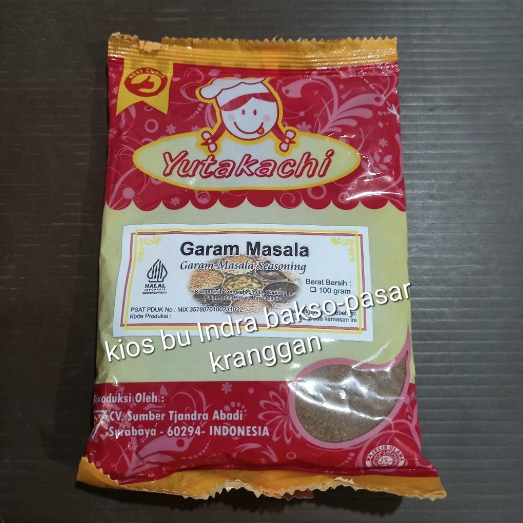 

yutakachi garam masala seasoning 100 gr bumbu masak india indian seasoning