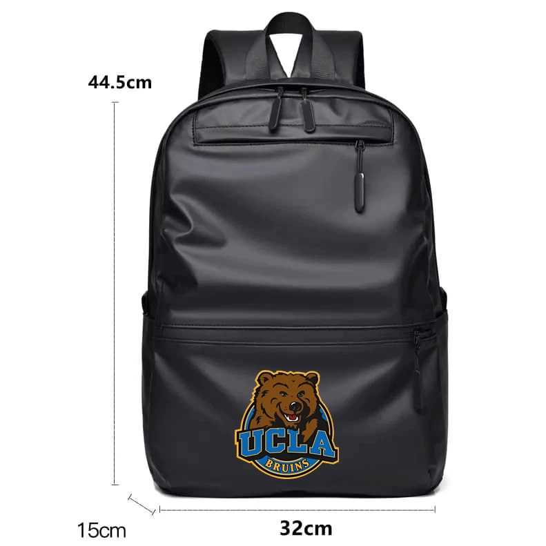 Oneshirt Tas Sekolah Keren Ucla Ruins Tas Backpack Anti Air Bisa COD Bahan Kulit PU Hitam