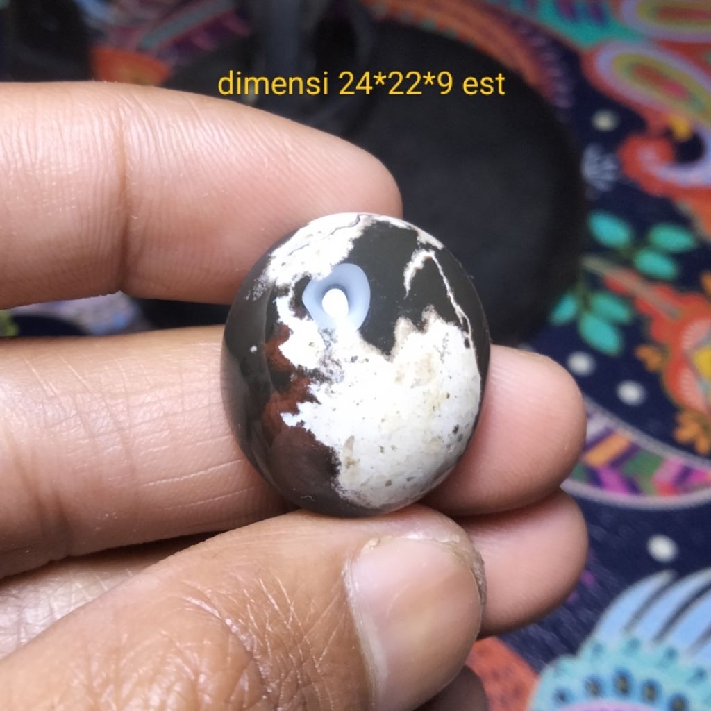 Batu akik pancawarna garut klasik