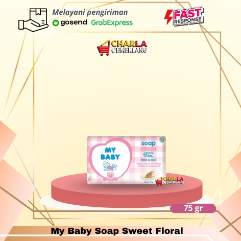 My Baby Bar Soap 60gr & 75gr All Variant (Sweet Floral, Healthy Protect, Fresh Fruity)