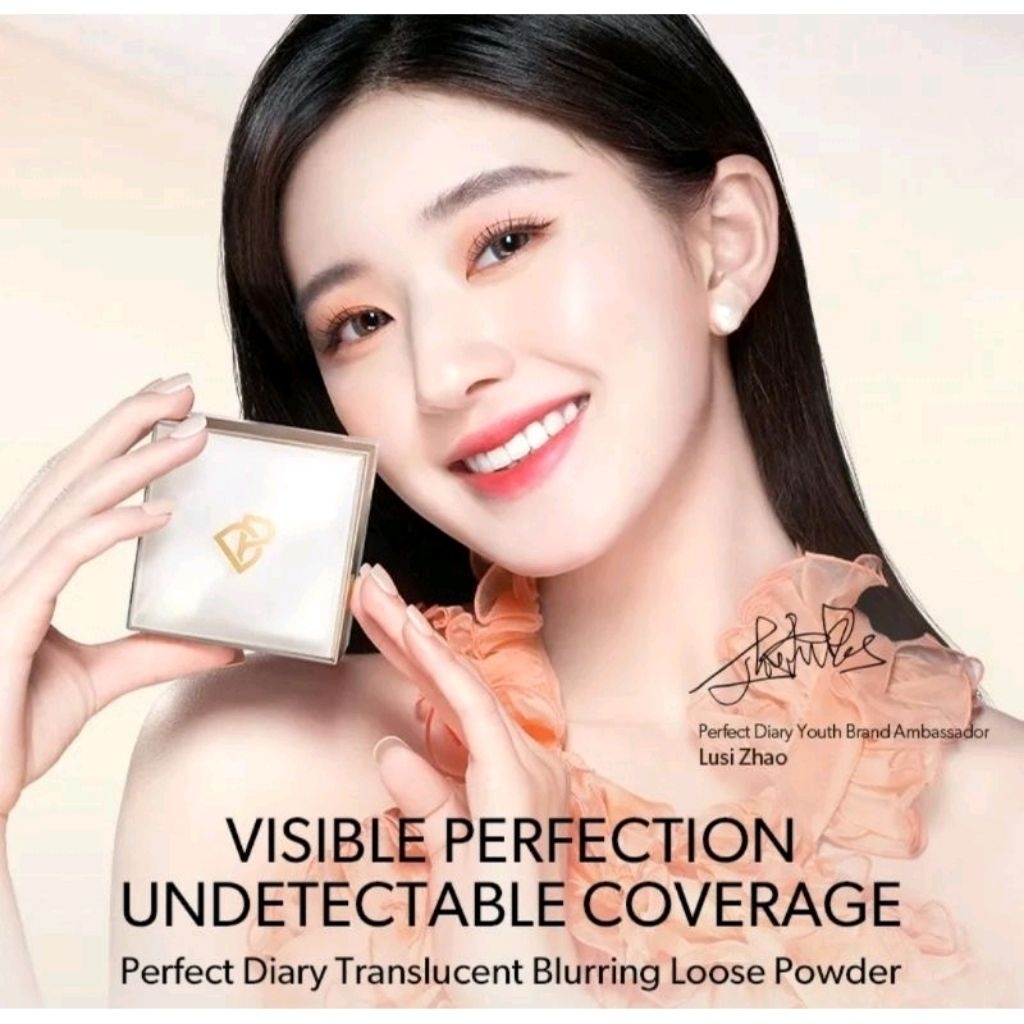 Perfect diary translucent blurring loose powder bedak tabur best seller