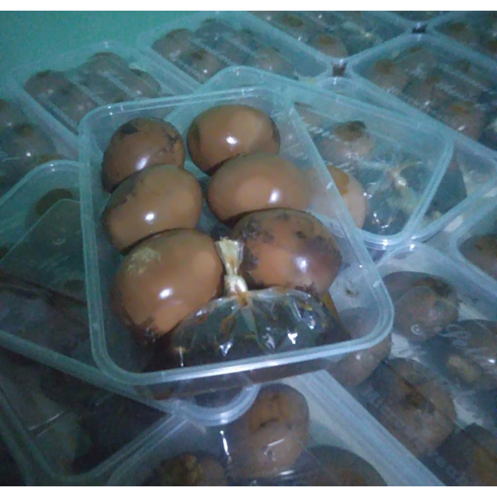 

Lauk Cemilan Telur Telor Bacem Pindang isi Telur Ayam Besar Kecap Gudeg Matang Mateng Praktis tinggal makan