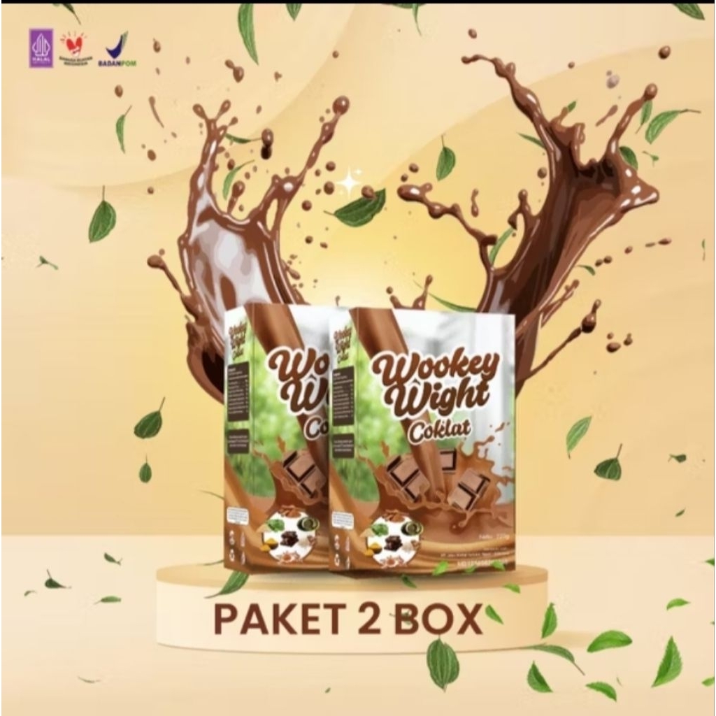 

PAKET 2 box Wookey weight susu pemgemuk badan