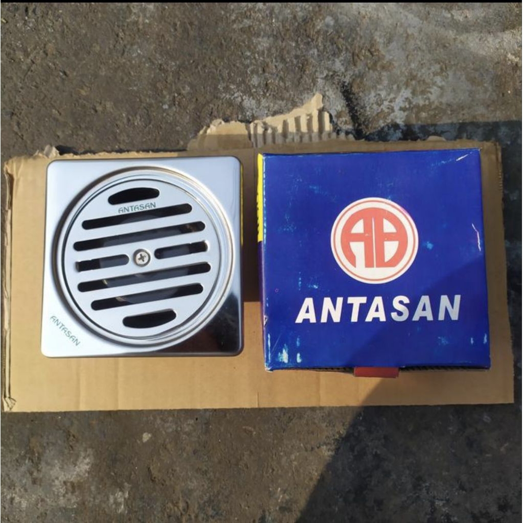 Floor Drain 4 Inch Antasan Stainless (Baru)