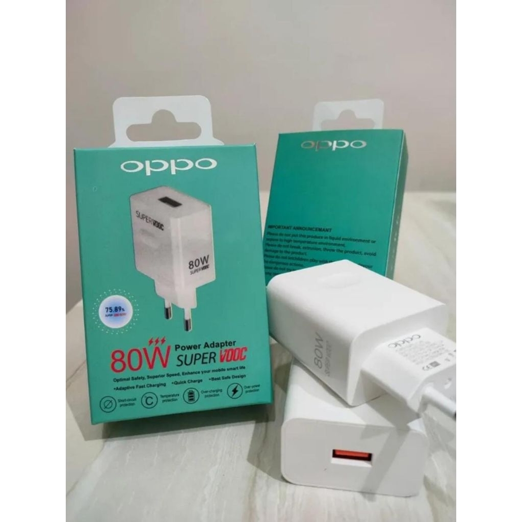 Adapter/kepala charger Oppo 80W suport Vooc