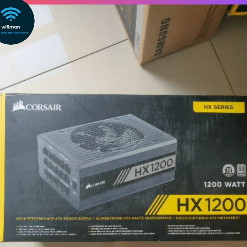 Corsair HX1200 Platinum 80 Plus PSU Premium - HX 1200 Full Modular watt Full Modular