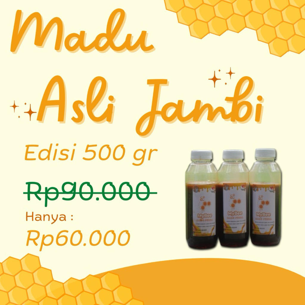 

Madu Asli Jambi MyBee 500 gr