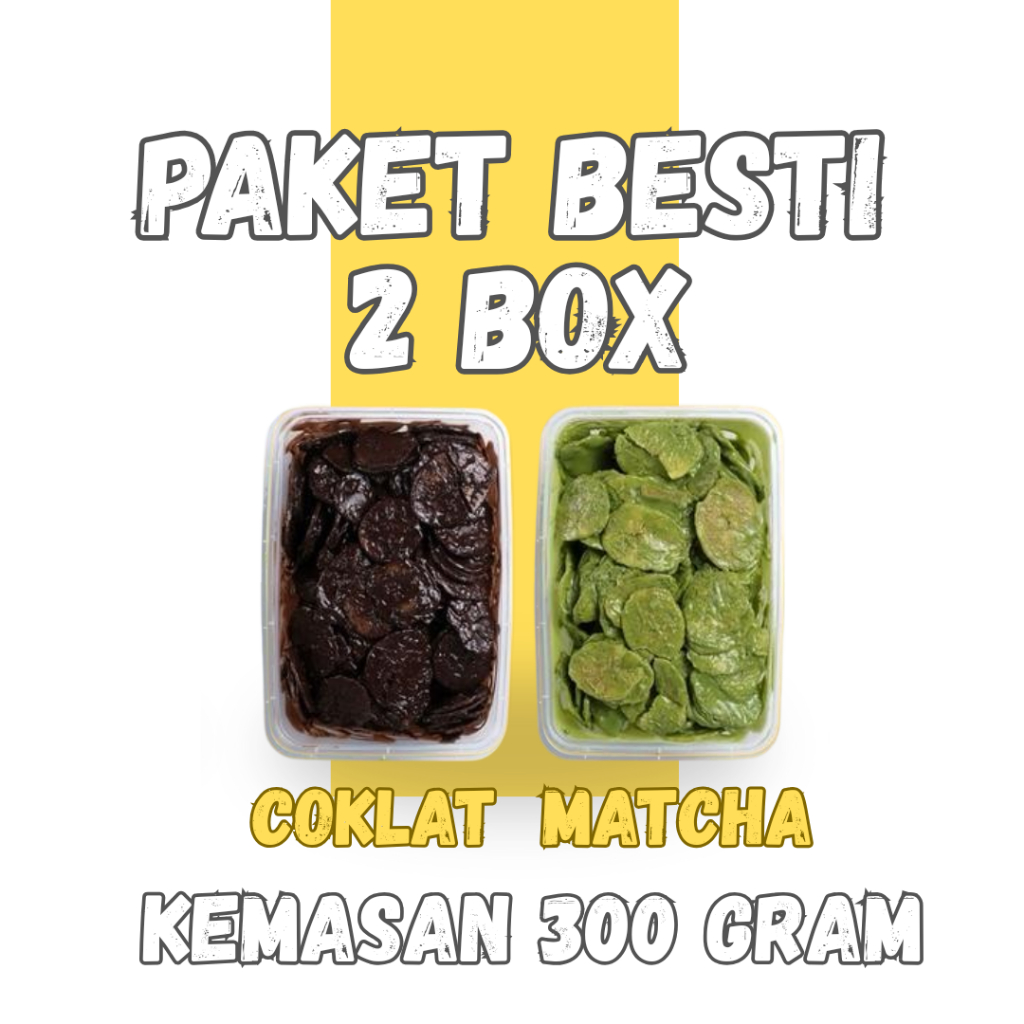 

Keripik Pisang Coklat Lumer 300 Gr Isi Lebih Banyak - Manis Makanan Food Snacks Crispy Cemilan Kripik Chips