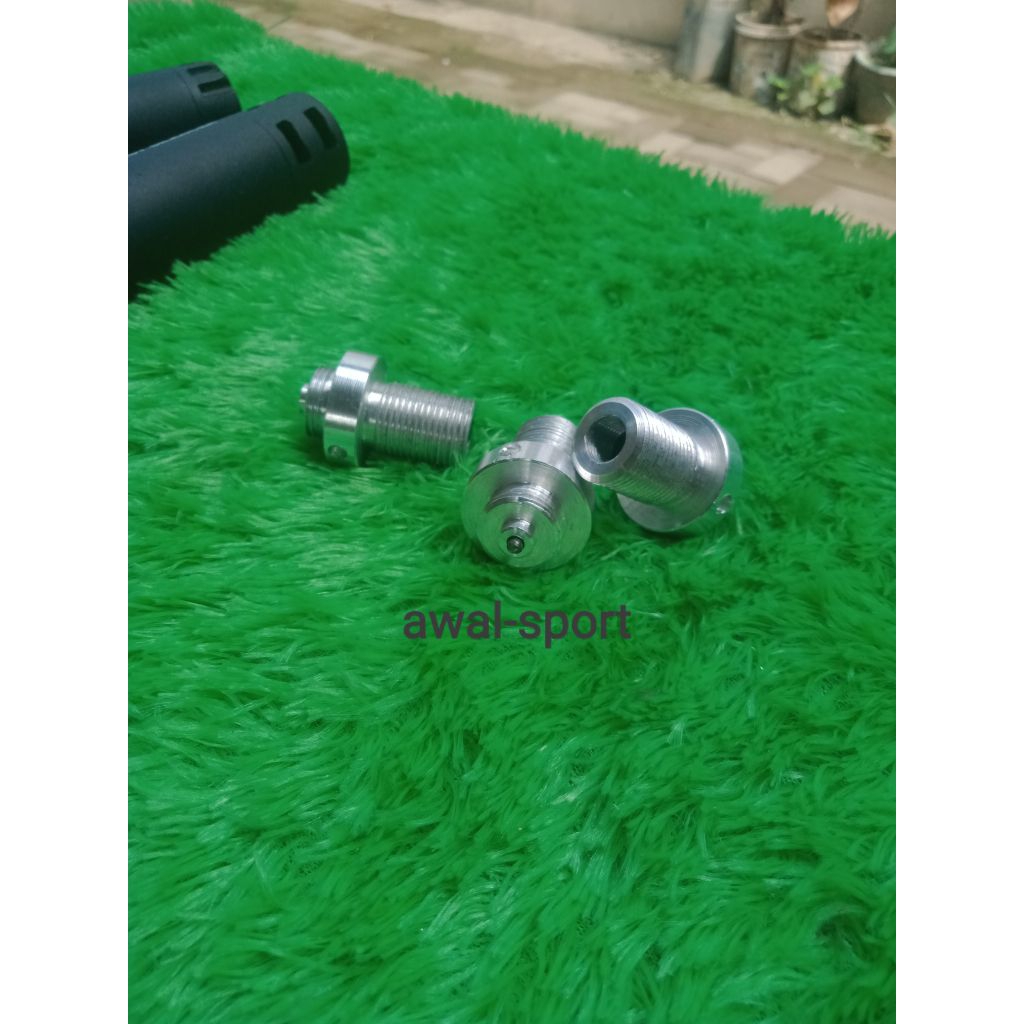 adaptor regulator knock down regulator drat m18 bahan alumunium