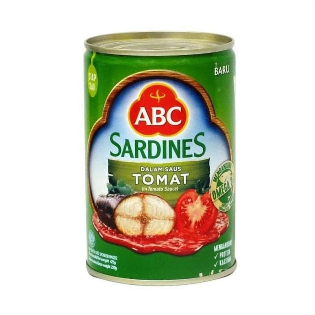 

ABC Sarden Saus Tomat 425 g
