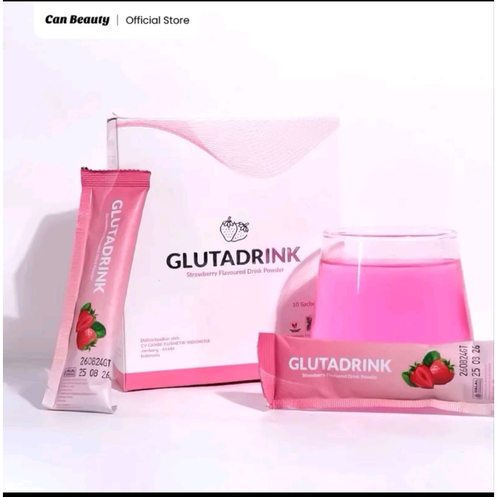 CAN BEAUTY kolagen Glutadrink - Collagen drink with extract strawberry
