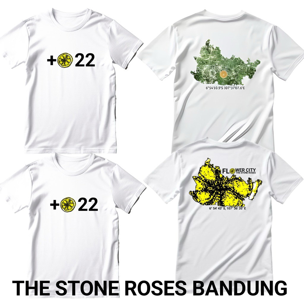 Tshirt the stone roses +022 bandung 24s / kaos the stone roses +022 bandung