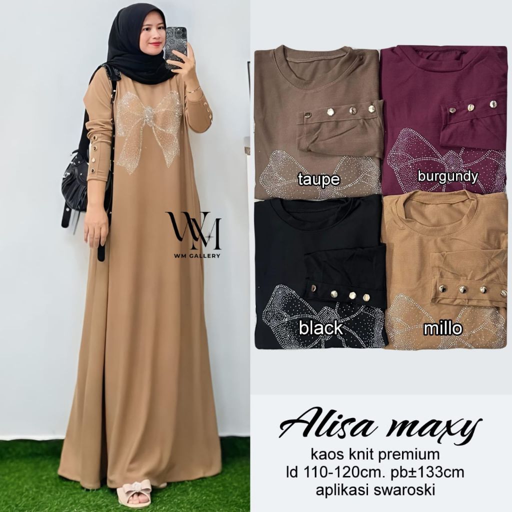 Alisa Dress Gamis Dress Original W&W