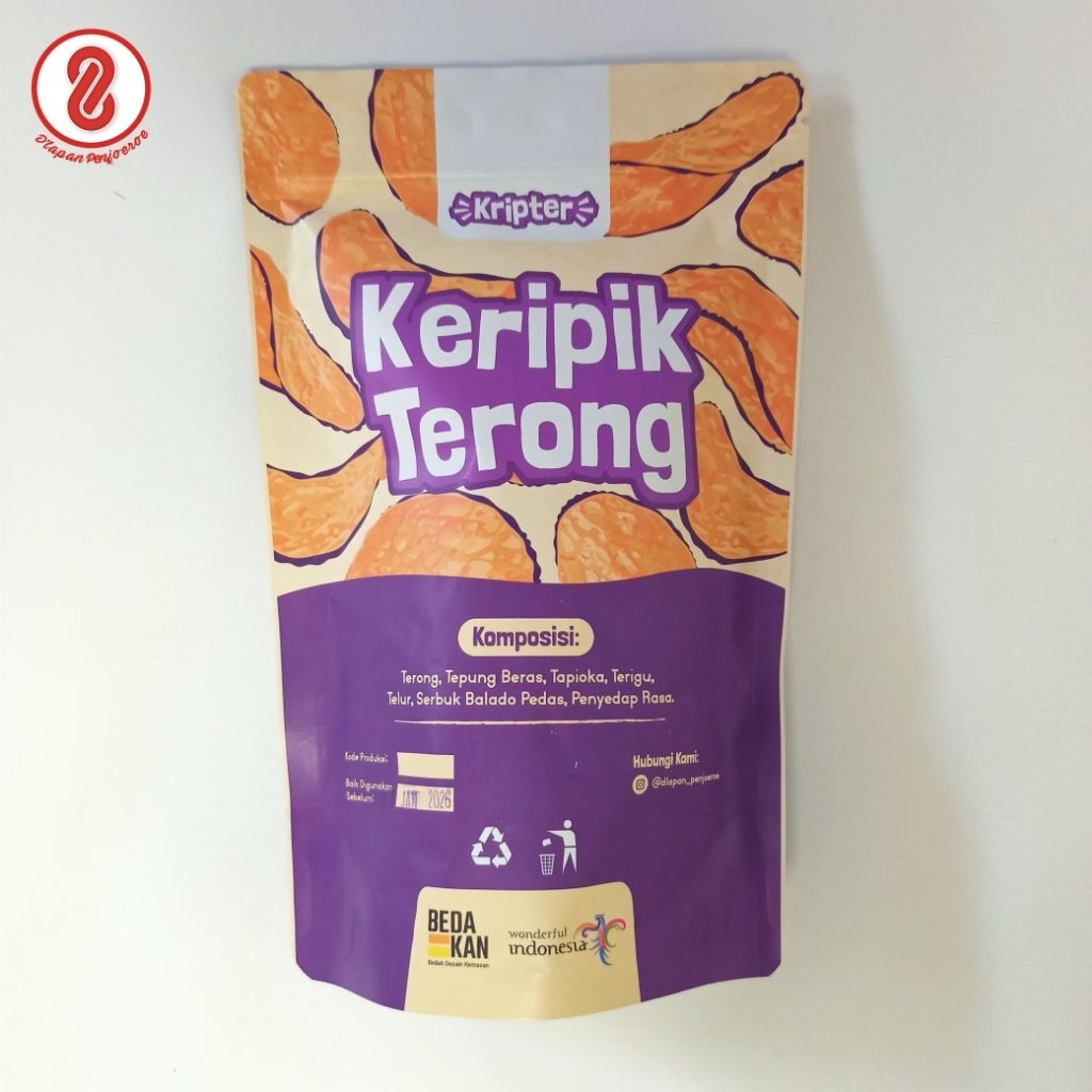 

Kripter Keripik Terong Balado