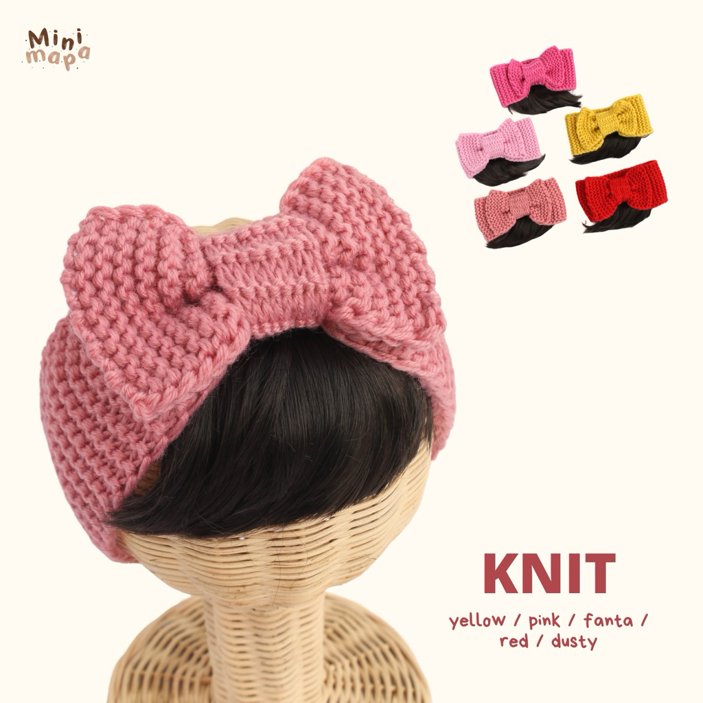 MINIMAPA - bando bayi rajut murah bandana baby rambut palsu wig premium impor aksesoris rambut anak 