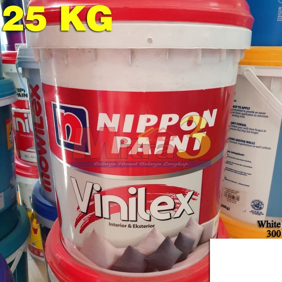 [Mixing] Cat Tembok Interior Nippon VINILEX 25 KG Pail Snow White