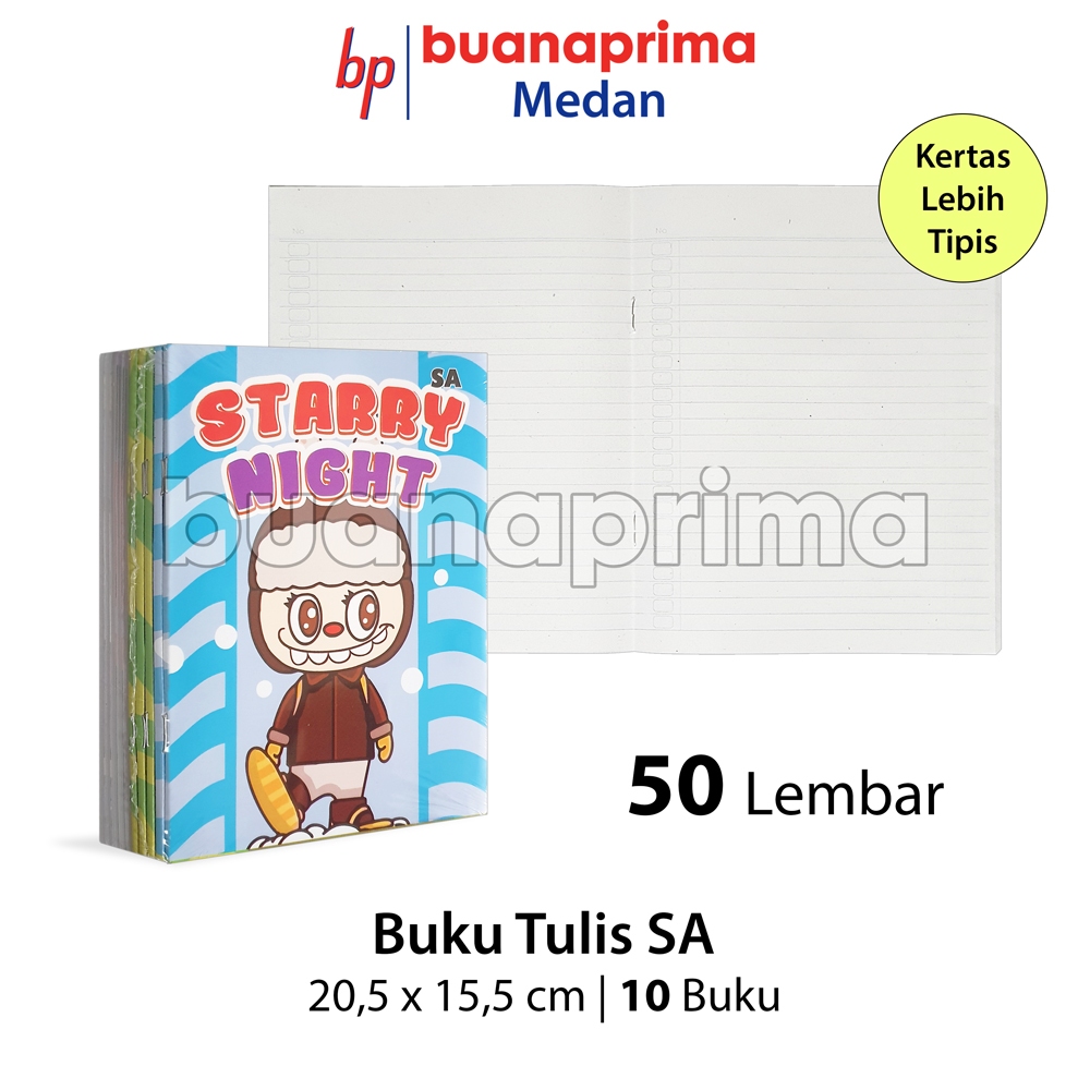

Buku Tulis PENDEK MURAH 50 Lembar isi 10 Buku Notebook Sekolah Termurah A5 Kwarto