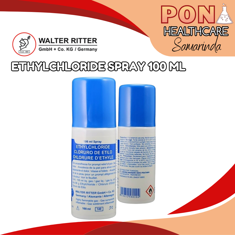 Walter Ritter Ethyl Chloride / Chlorethyl / No Pain Spray 100 ml Untuk Cedera Olahraga