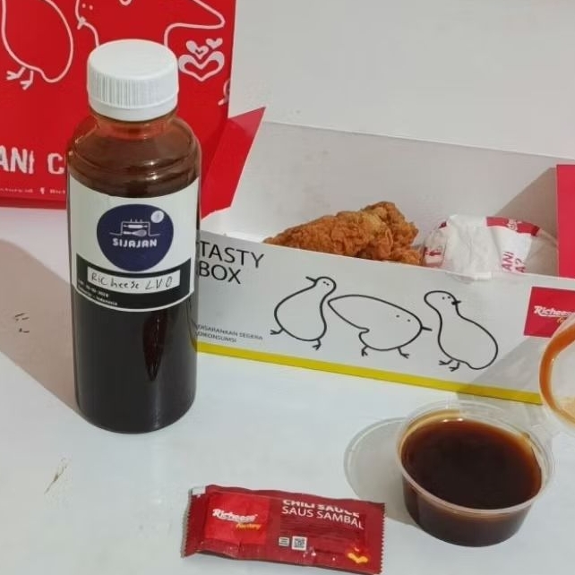 

FIRE CHICKEN SAUCE ALA RICHEESE LVL 1-5 HALAL