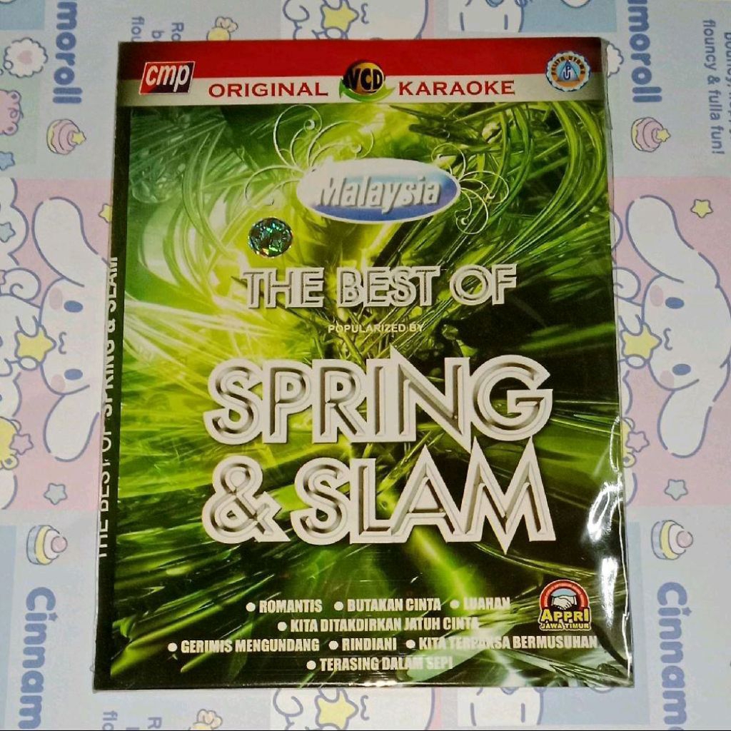 VCD Malaysia SPRING & SLAM - THE BEST OF V CD ORIGINAL