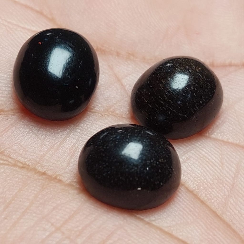 Batu akik galeh kelor hitam kantoran 14mm 16mm Lostone Asli galeh kelor original.
