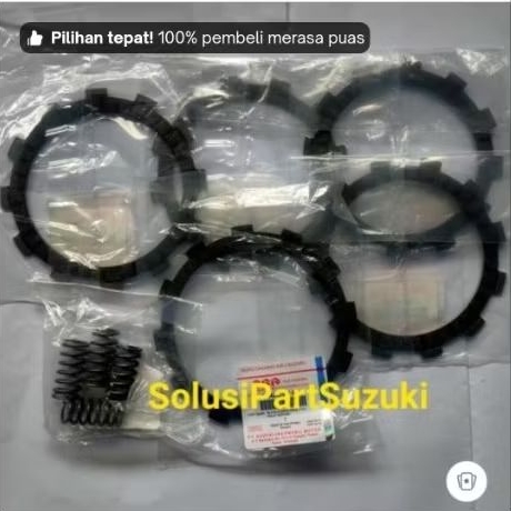 Set Kampas Kopling + Per Kopling Suzuki Thunder 250 / GS250