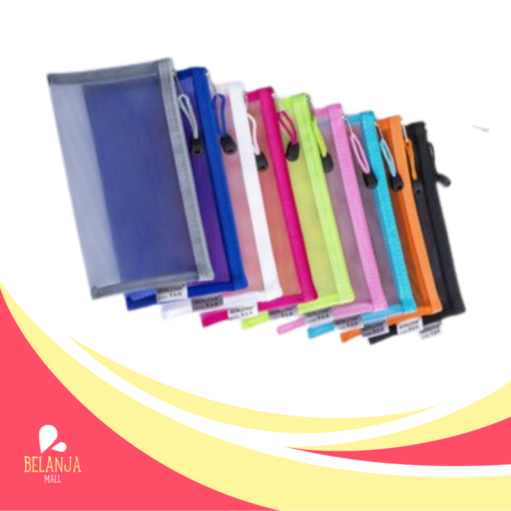 

belanjamall KOTAK PENSIL TEMPAT PENSIL JARING TRANSPARAN TEMPAT PENSIL TRANSPARANT POLOS IMPORT Y3420