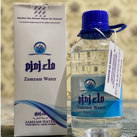 

Air zam zam asli 1liter [ kemasan dus ]